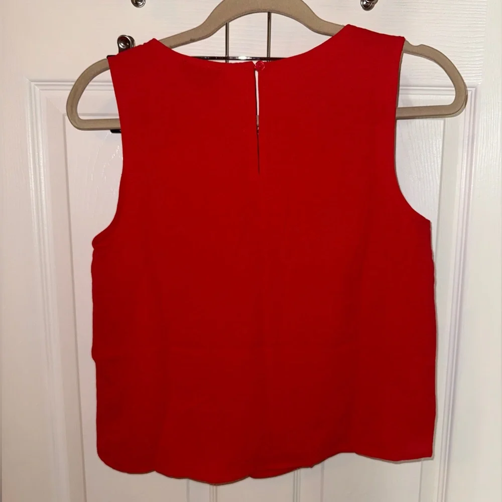 Timing Women’s Red Bow Accent Blouse - Picture 2 of 4